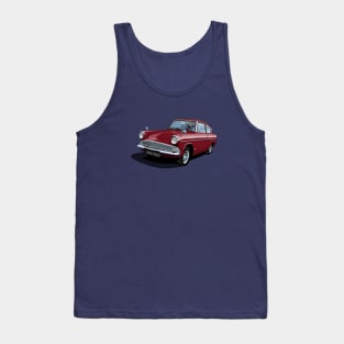 Ford Anglia in imperial maroon Tank Top